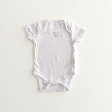 NEXT BABY WHITE BEAR PRINT ONESIE