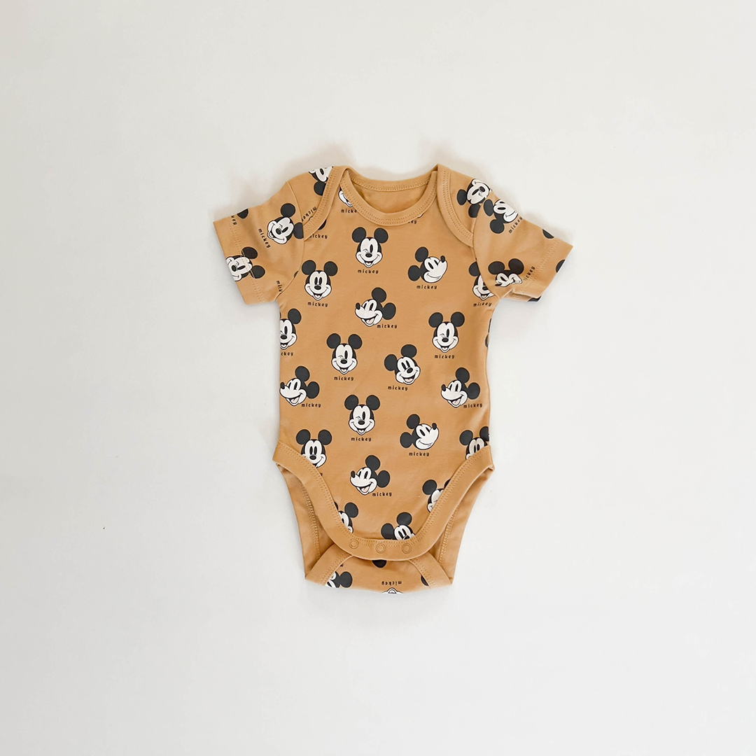 MICKEY PATTERNED ONESIE