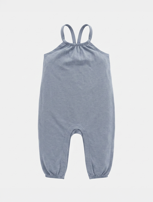 Light blue sleeveless romper