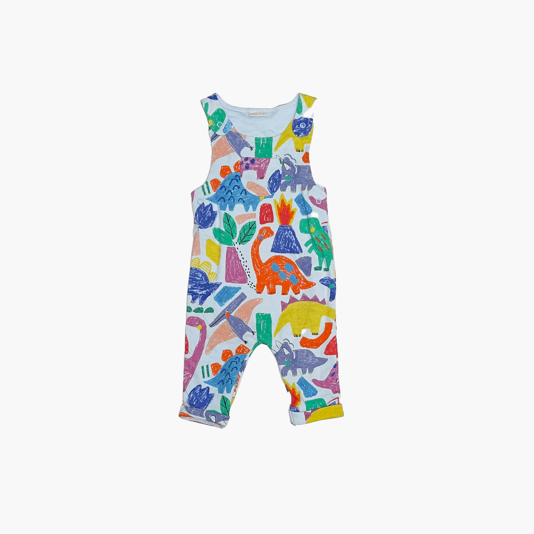 MULTICOLOUR ANIMAL PRINTED ROMPER
