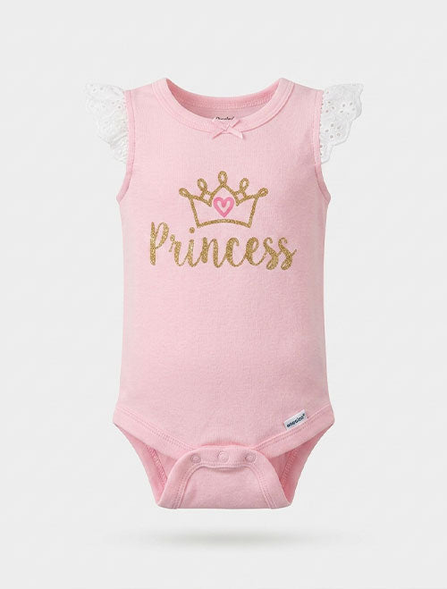 Pink princess onesie