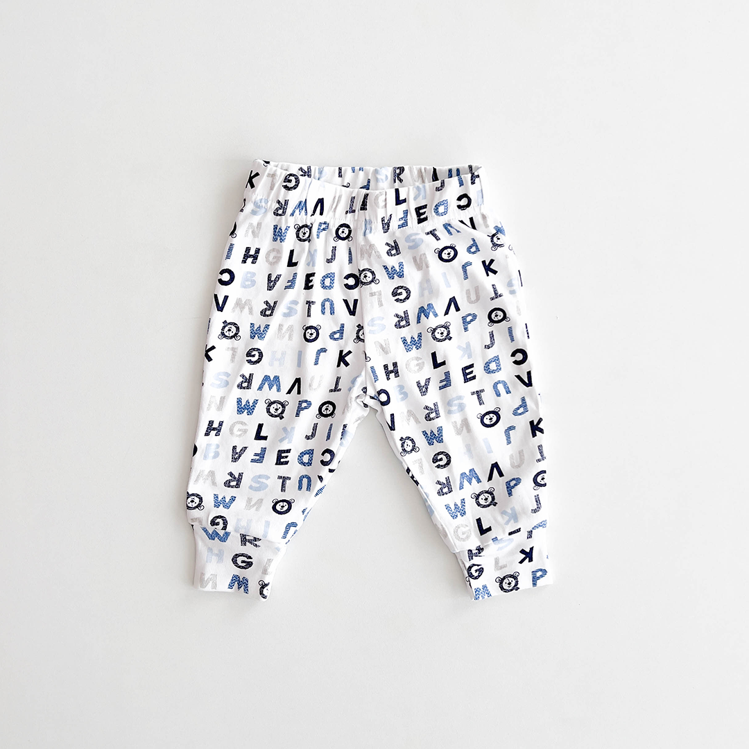 ALPHABETS PRINTED PANTS