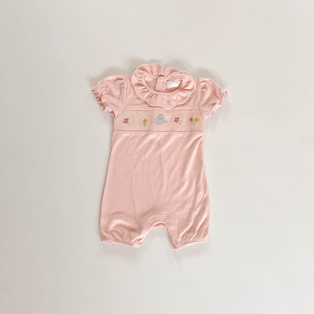 PINK PEACH PRINTED JUMPSUIT