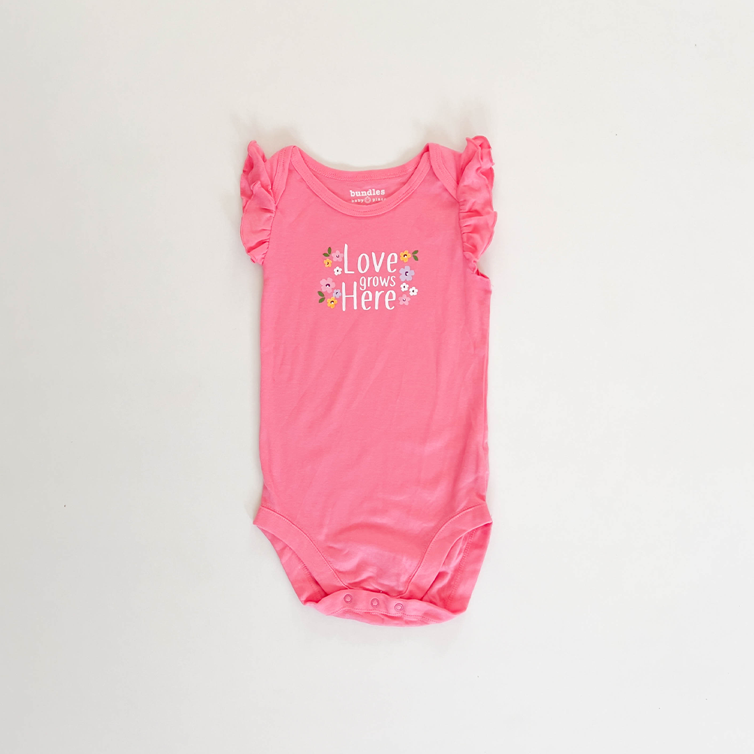 PINK PRINT ONESIE