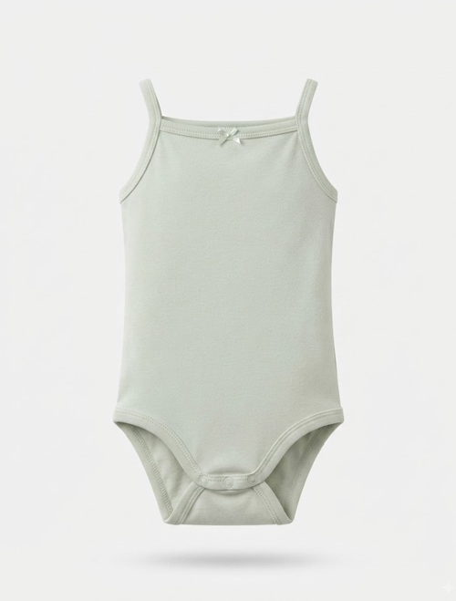 Mint green girls onesie