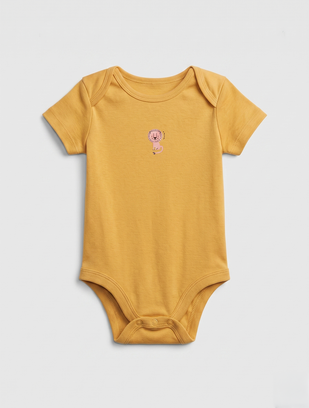 YELLOW PRINTED ONESIE