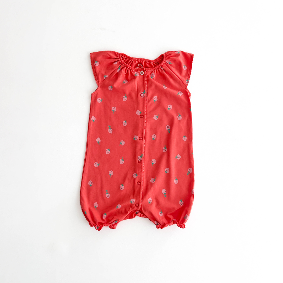 STRAWBERRY PRINTED JUMPSUIT