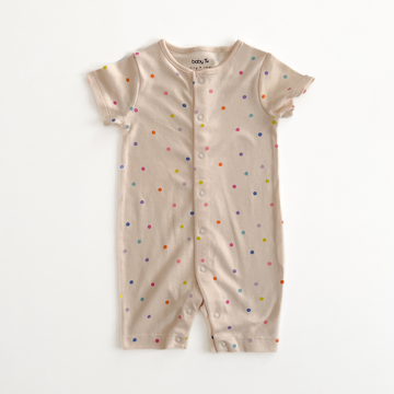 MULTICOLORED DOTTED JUMPSUIT