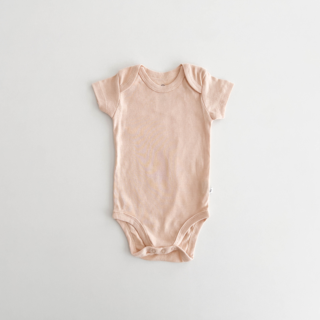 MACAROON COLURED PLAIN ONESIE