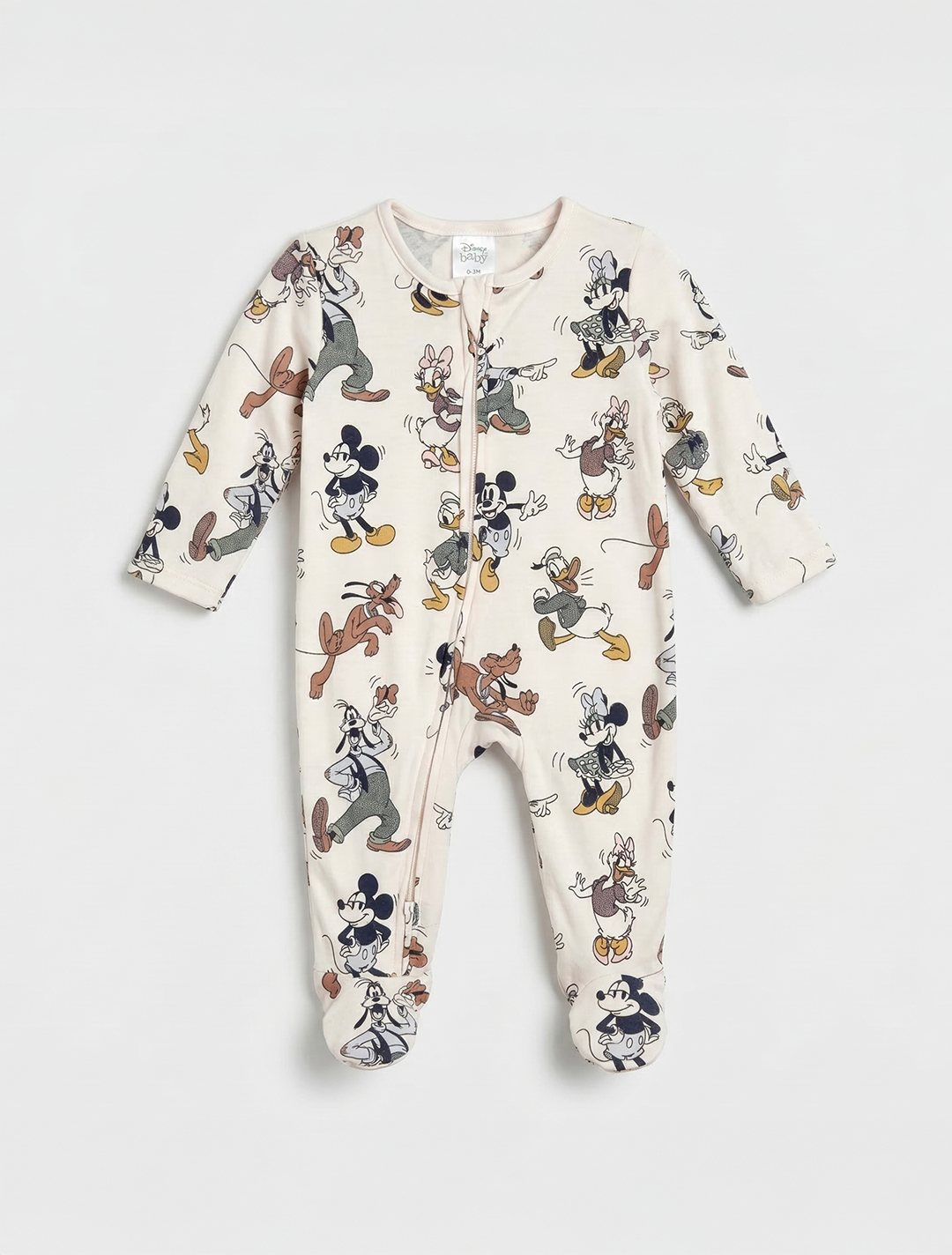 OFF WHITE MICKEY ZIPPER SLEEPSUIT