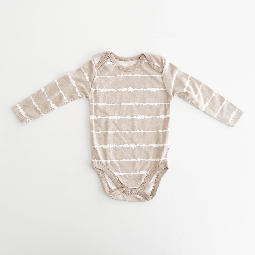 PASTEL LINED COTTON ONESIE
