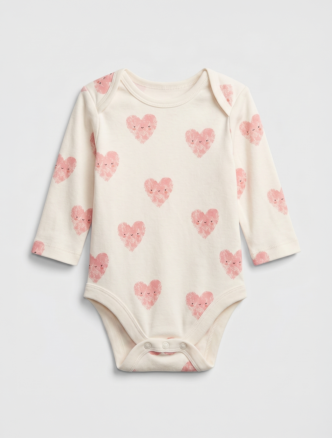 PINK LOVE PRINTED ONESIE