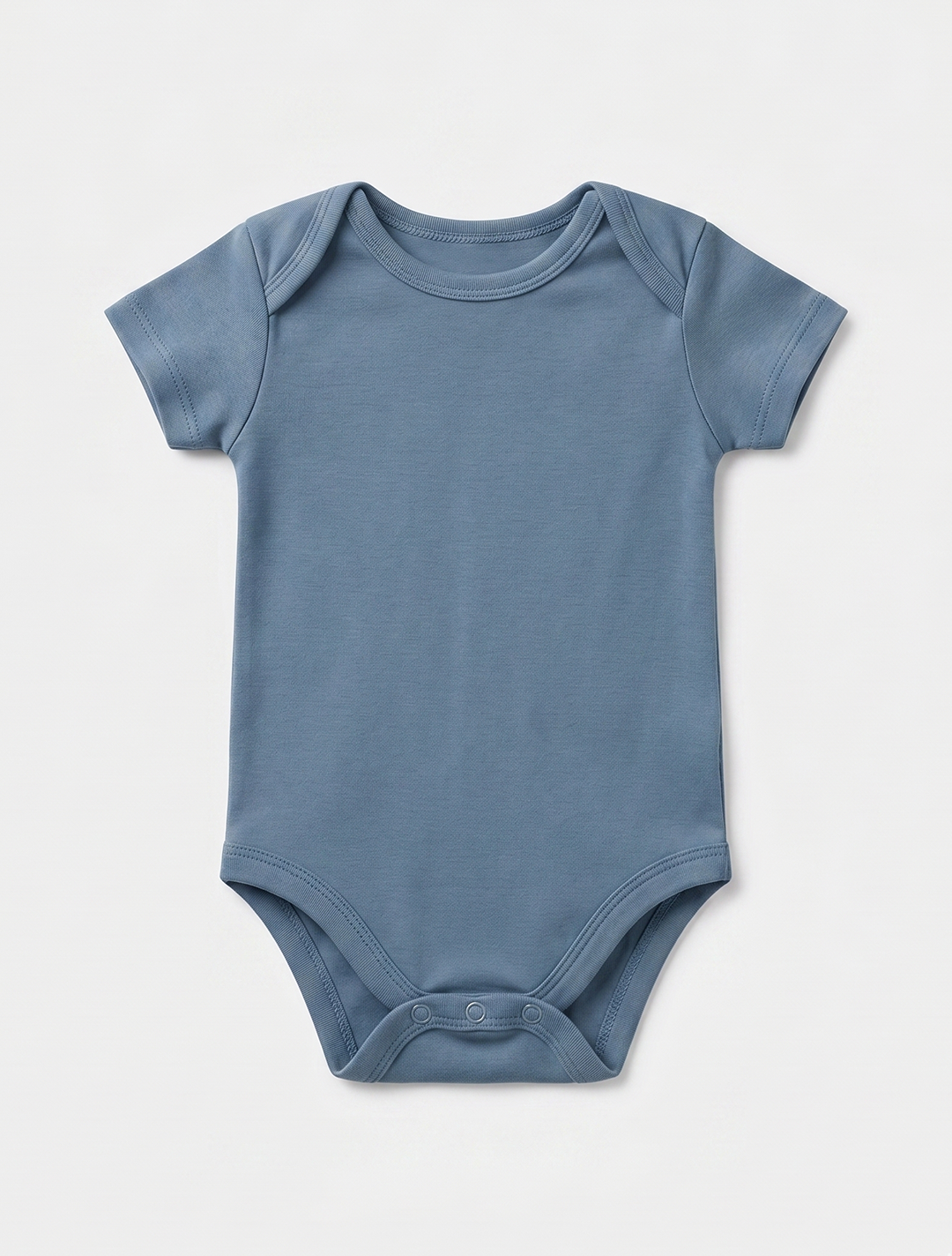 BLUE GREY PLAIN ONESIE