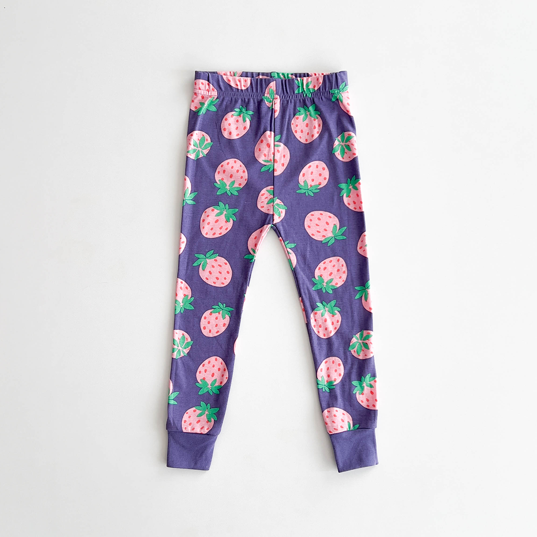 PURPLE STRAWBERRY PANTS