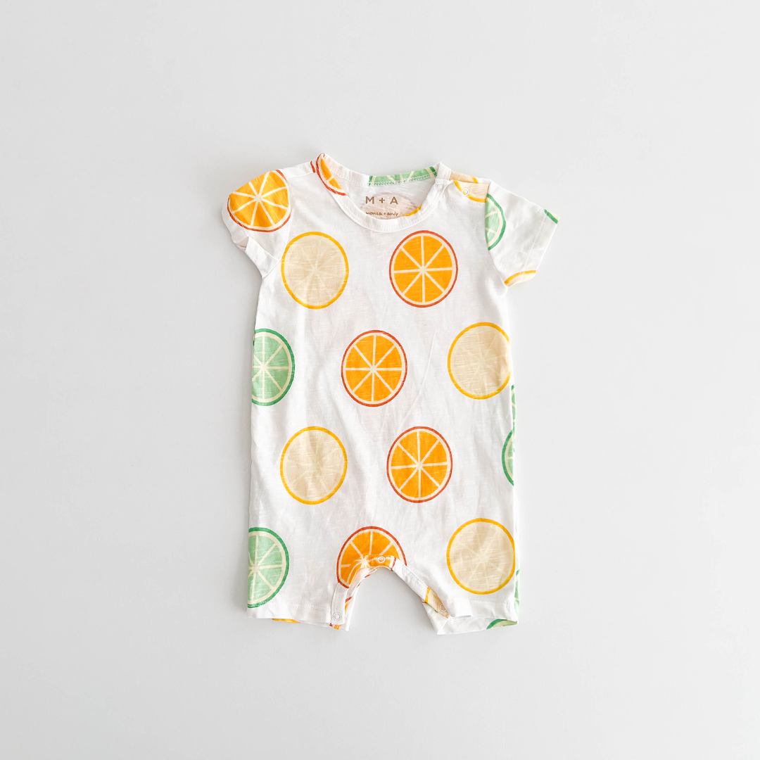 CITRUS PATTERNED JUMPSUIT