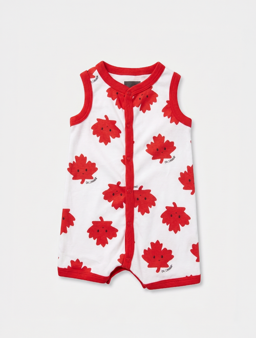 RED WHITE BUTTON JUMPSUIT