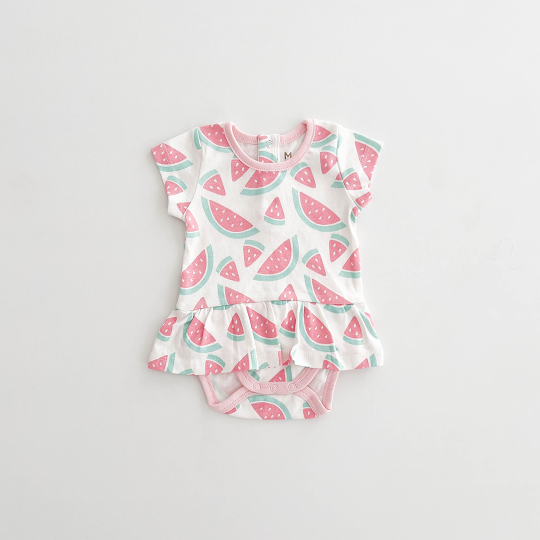 WATERMELON PATTERNED SUNSUIT