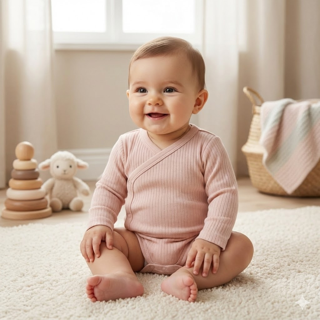 SANDY TAN WRAPOVER ONESIE