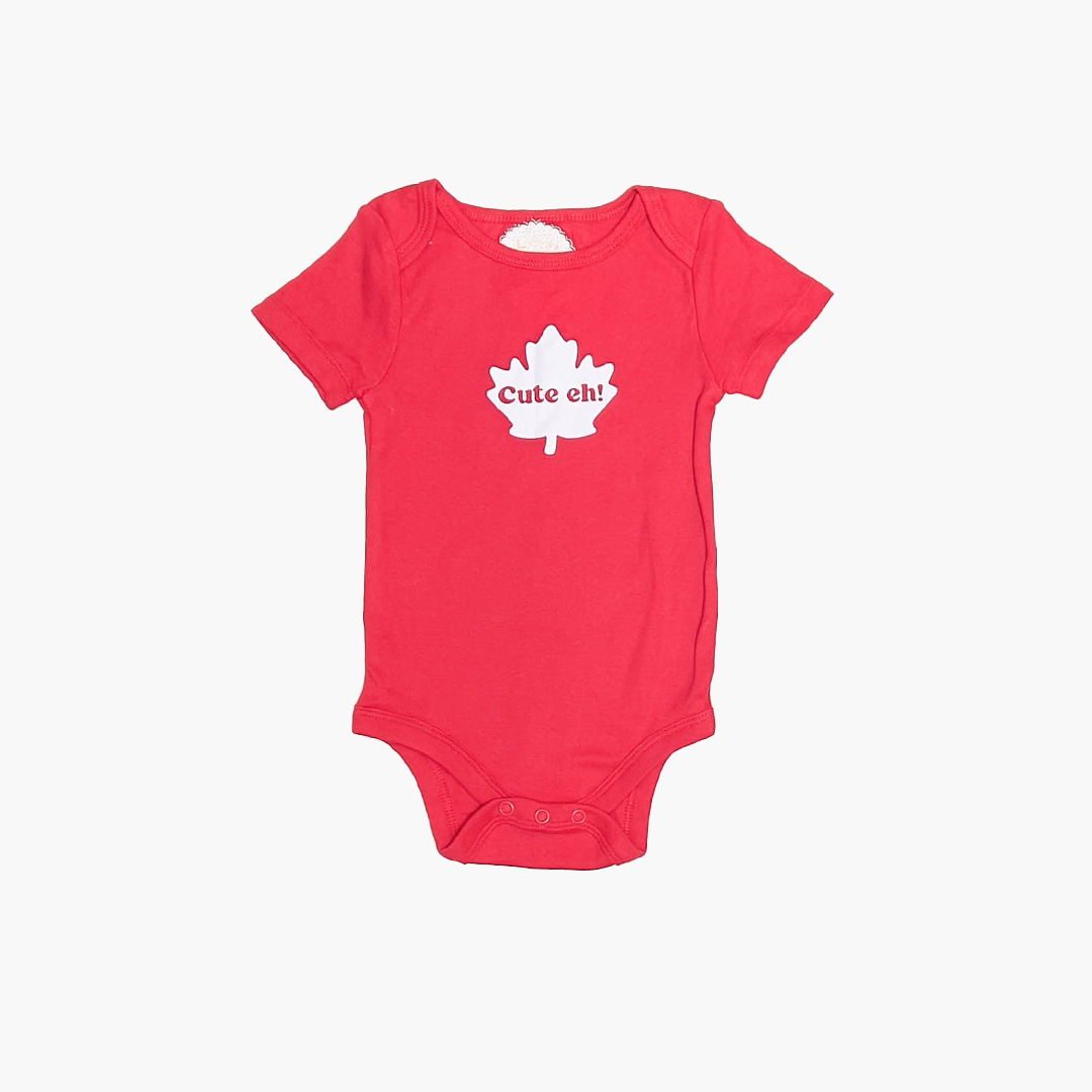 RED PRINTED ONESIE