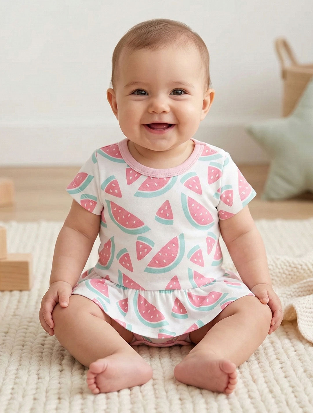 WATERMELON PATTERNED SUNSUIT