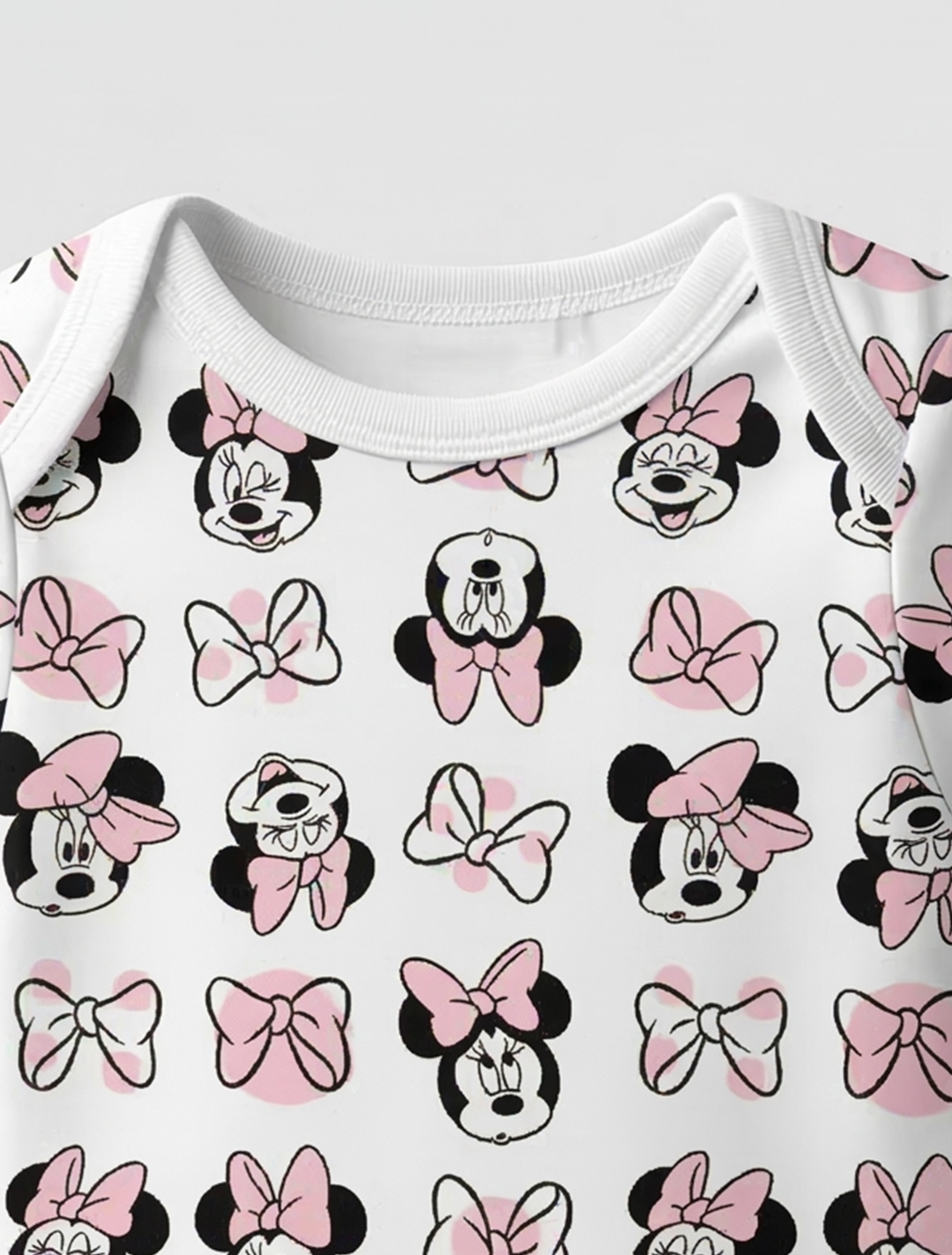PINKY MUCKEY PRINTED ONESIE