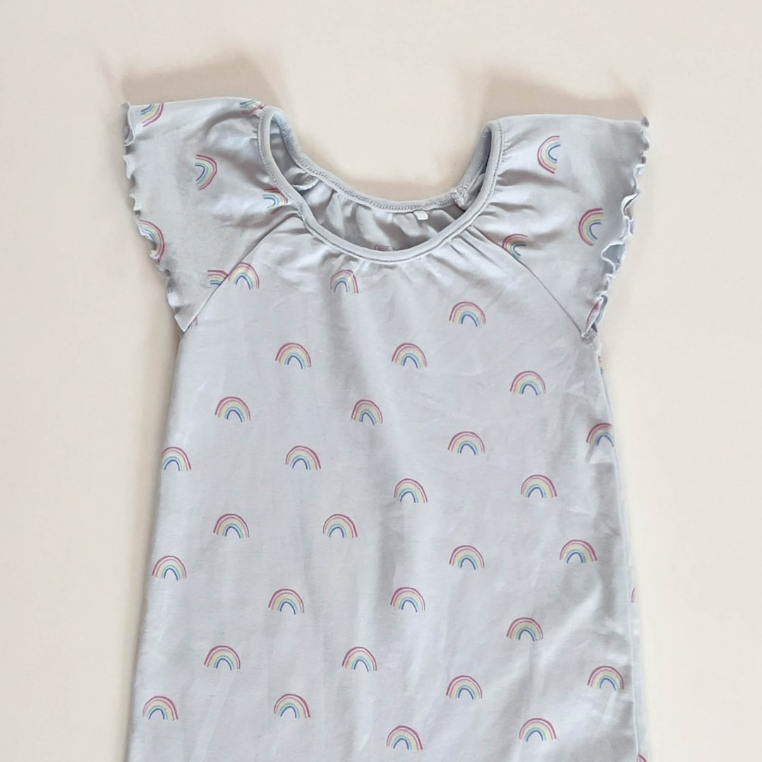 BLUE RAINBOW PRINTED JUMPSUIT