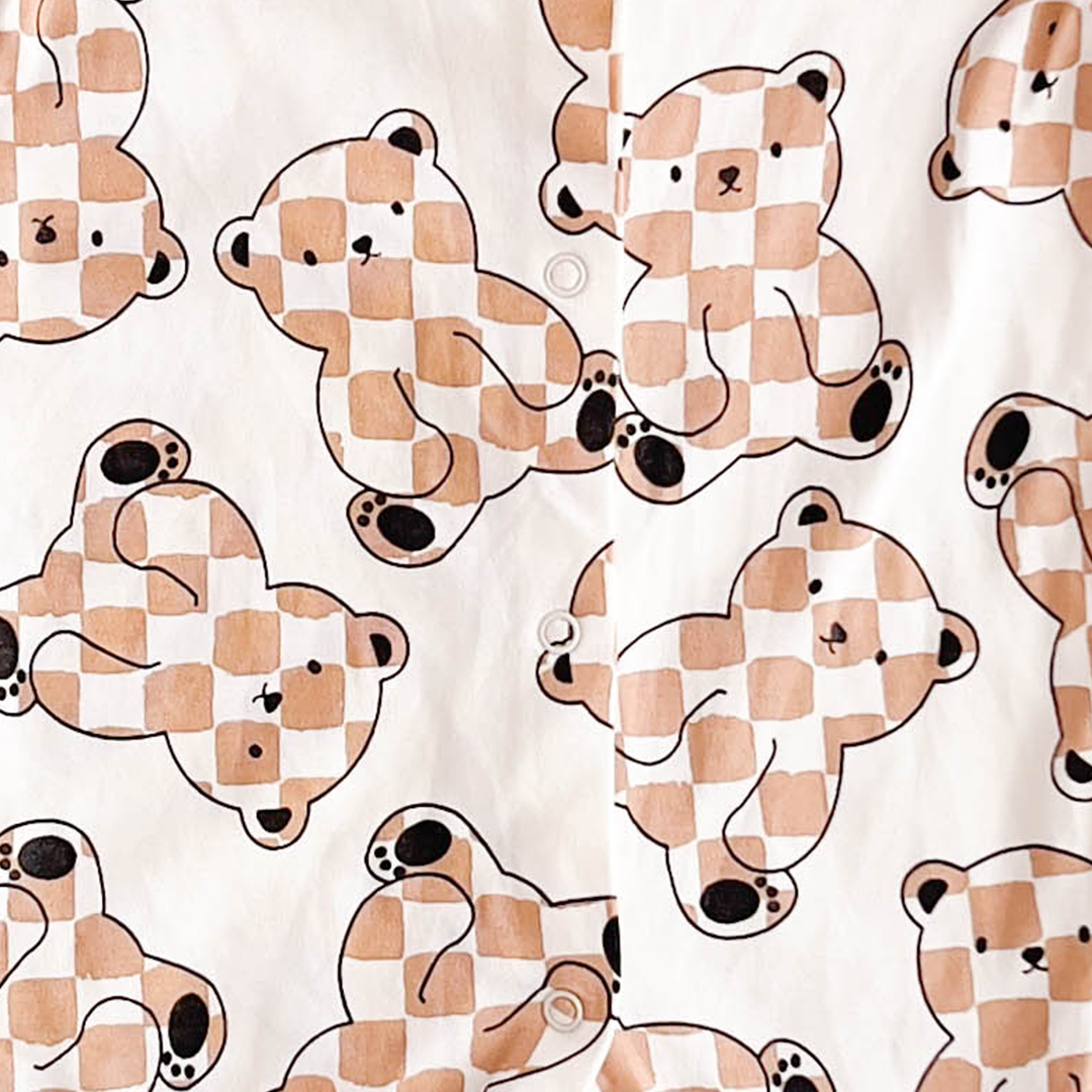 TEDDY BEARS PRINTED ROMPER