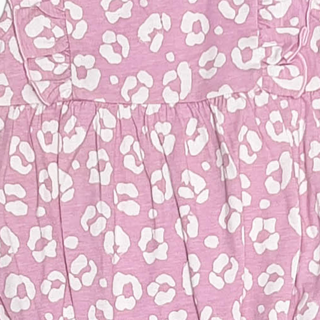 LAVENDER PATTERNED FANCY ONESIE