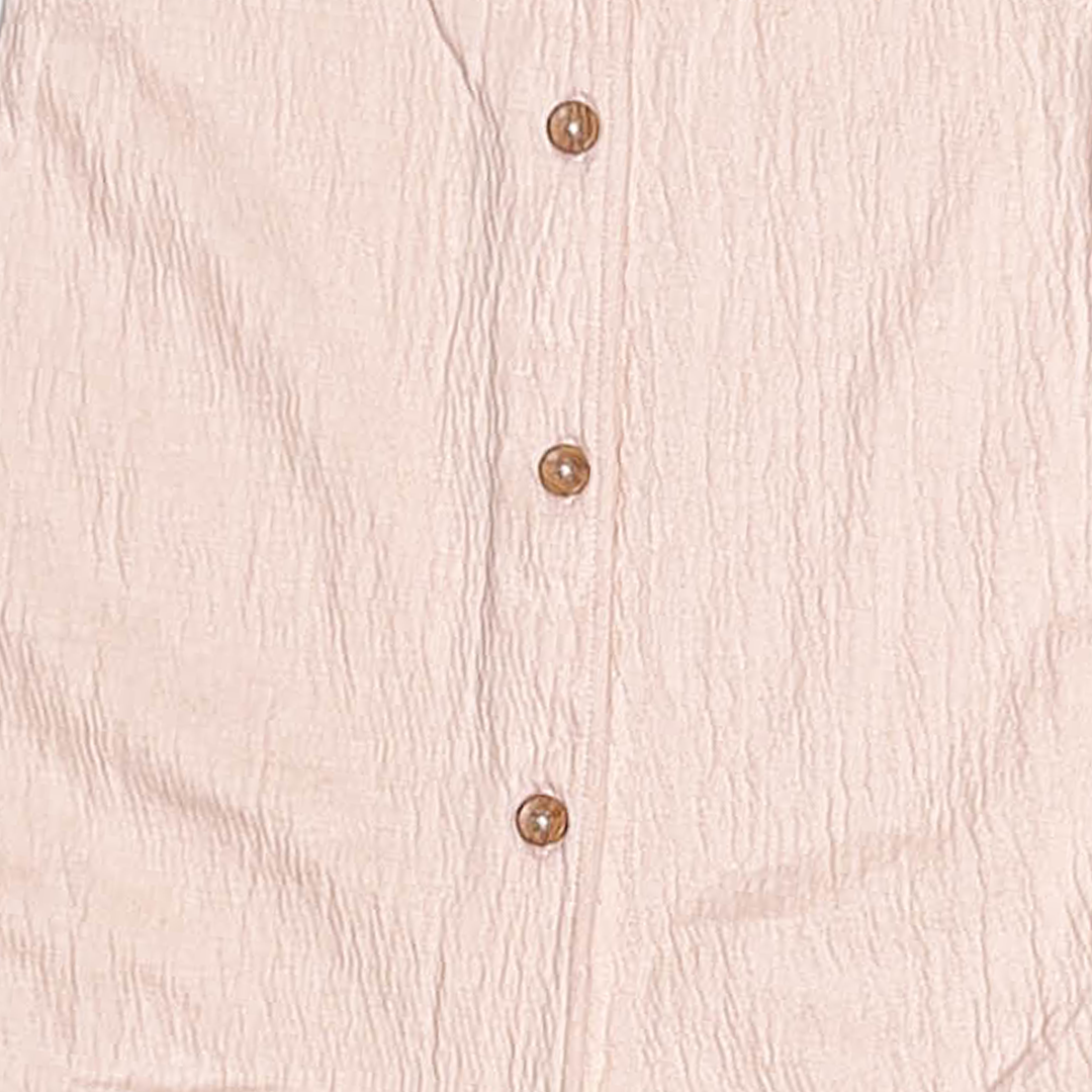 CORAL MUSLIN GIRLS JUMPSUIT