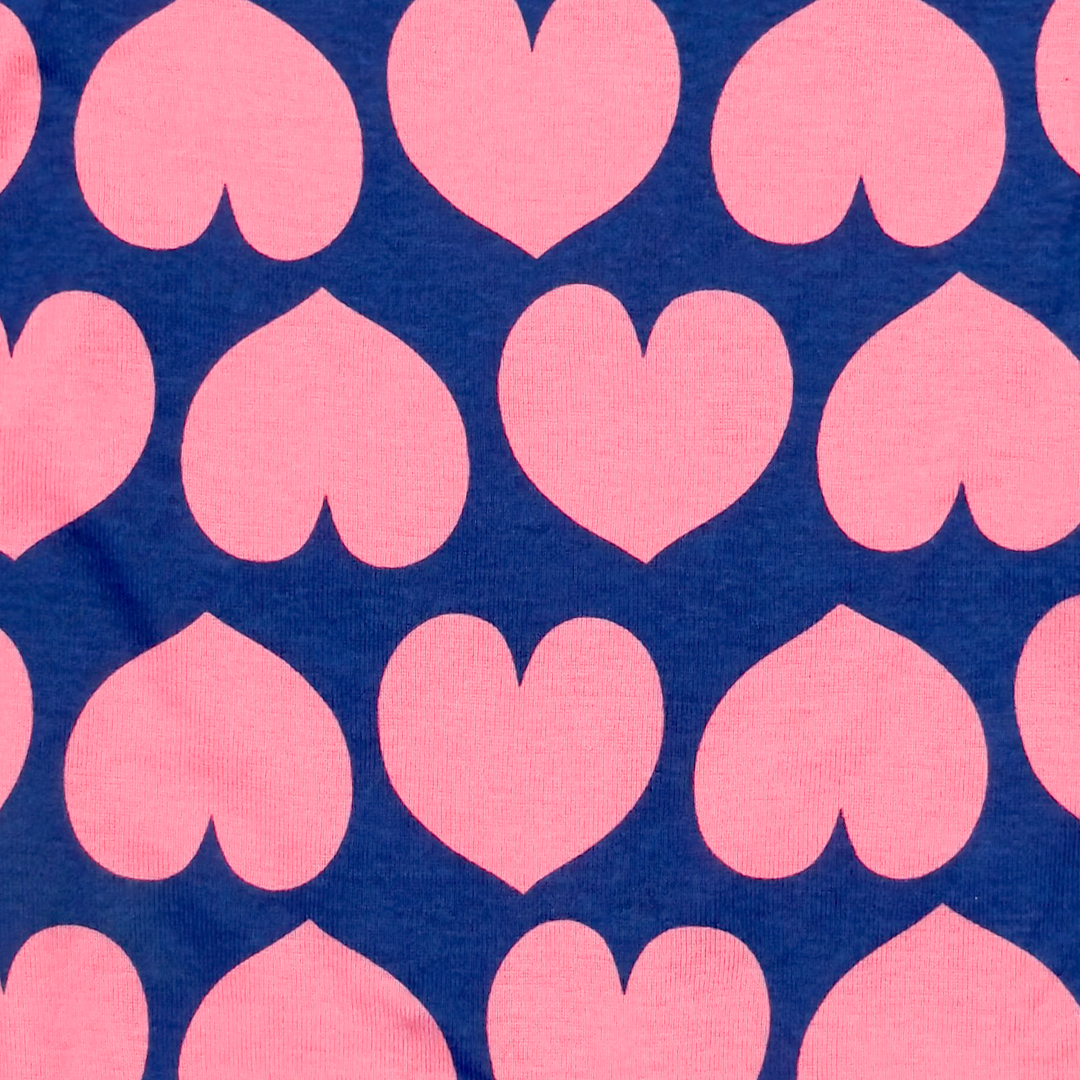 PINK LOVE PRINTED ROMPER