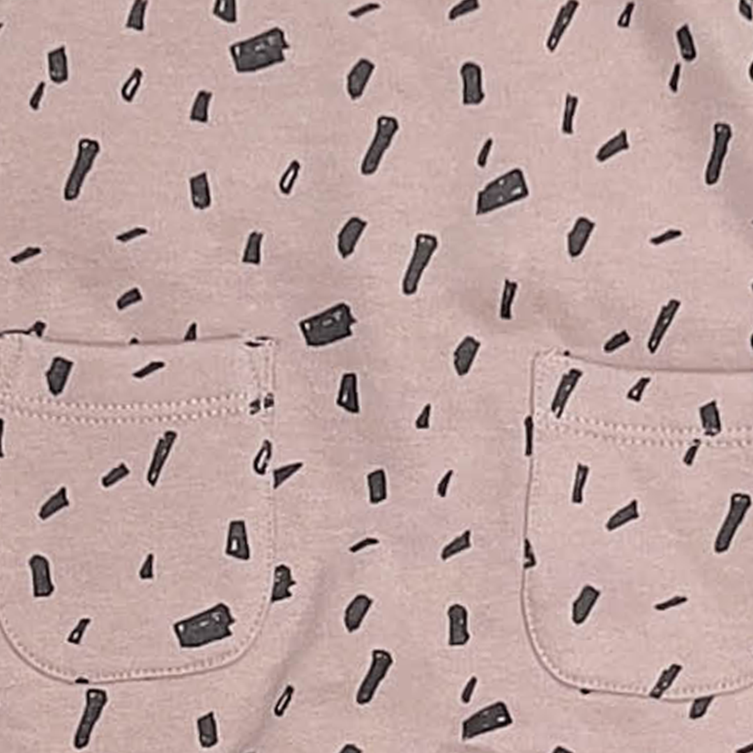 BROWN PATTERNED DUNGAREE