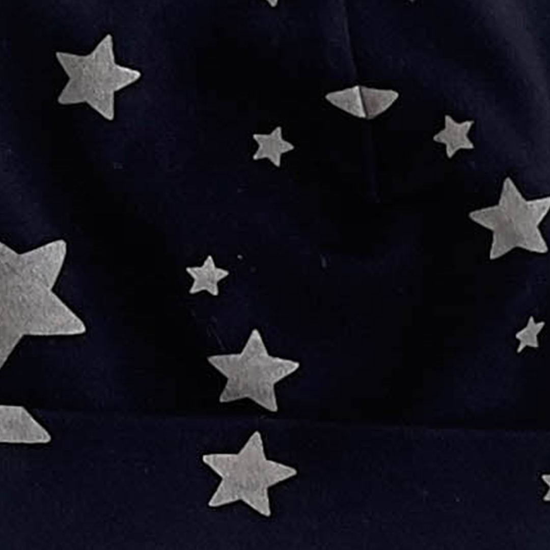BLACK STAR PRINTED CAP