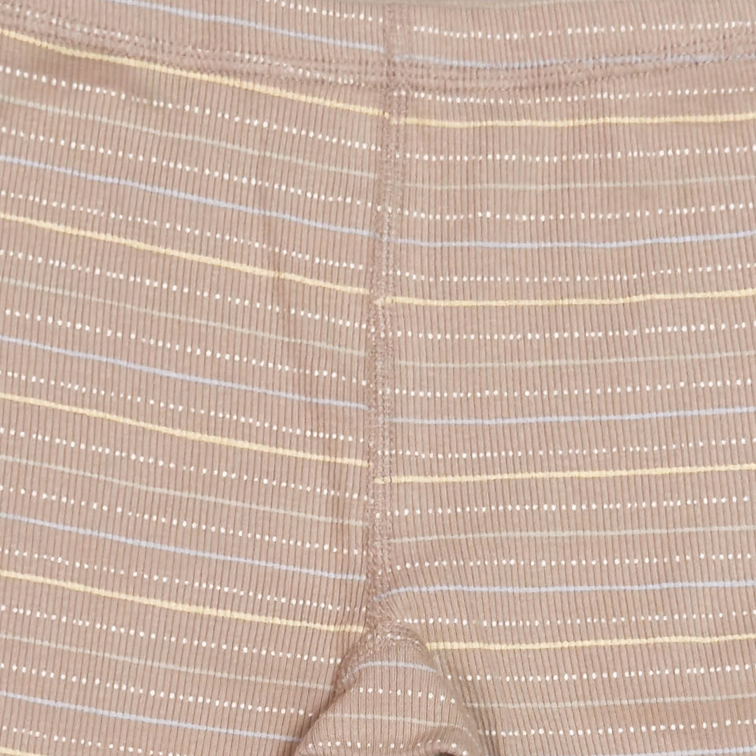 BROWN RIBBED STRIPES PANT