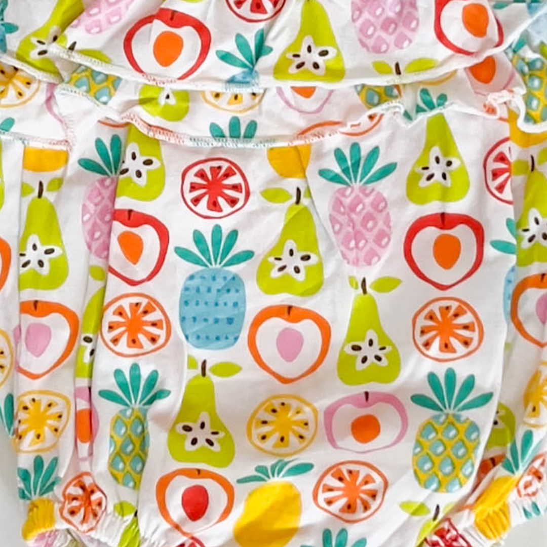 FRUIT PATTERNED ONESIE