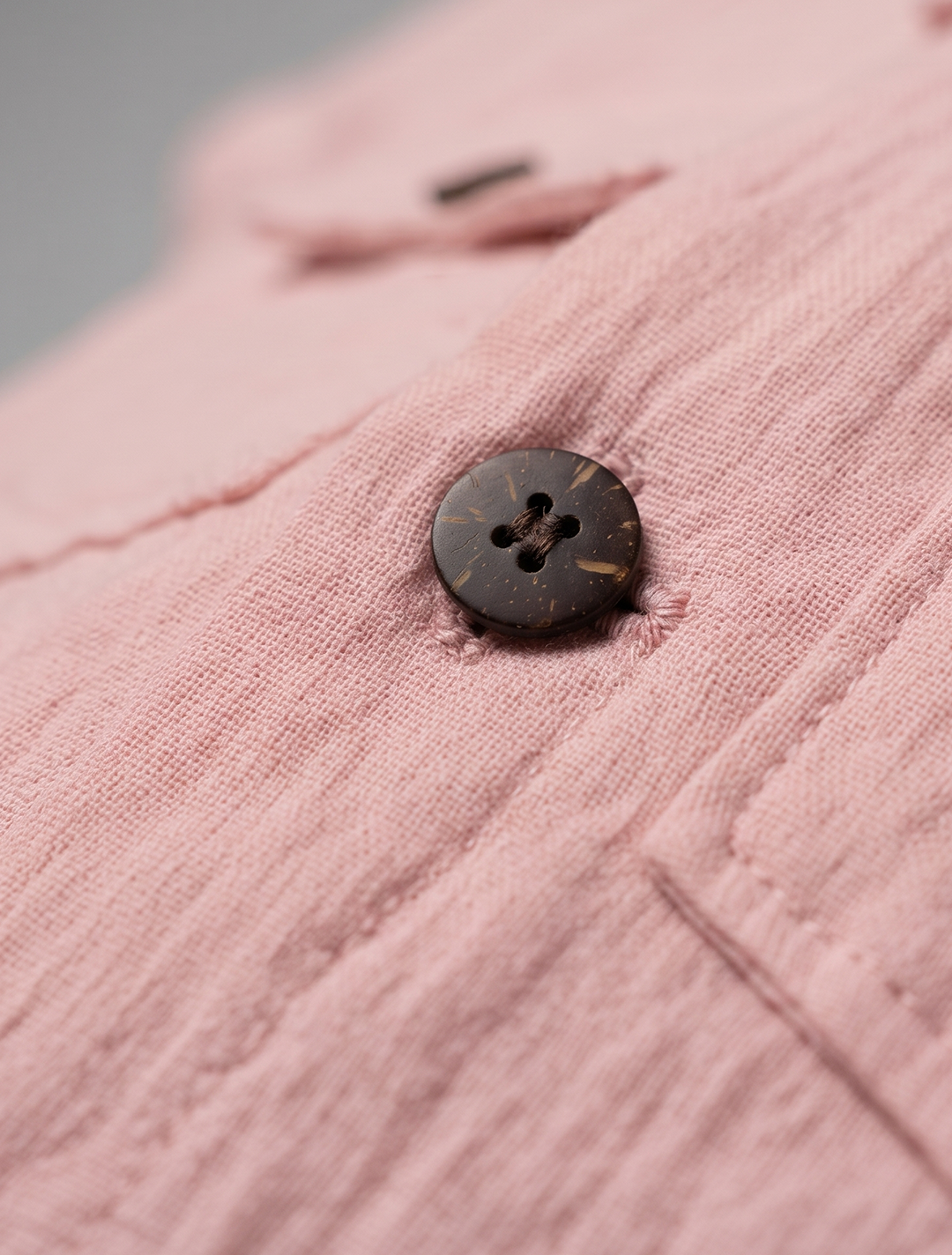 Muslin Shirt & Shorts Co-ord Set – Blush Pink
