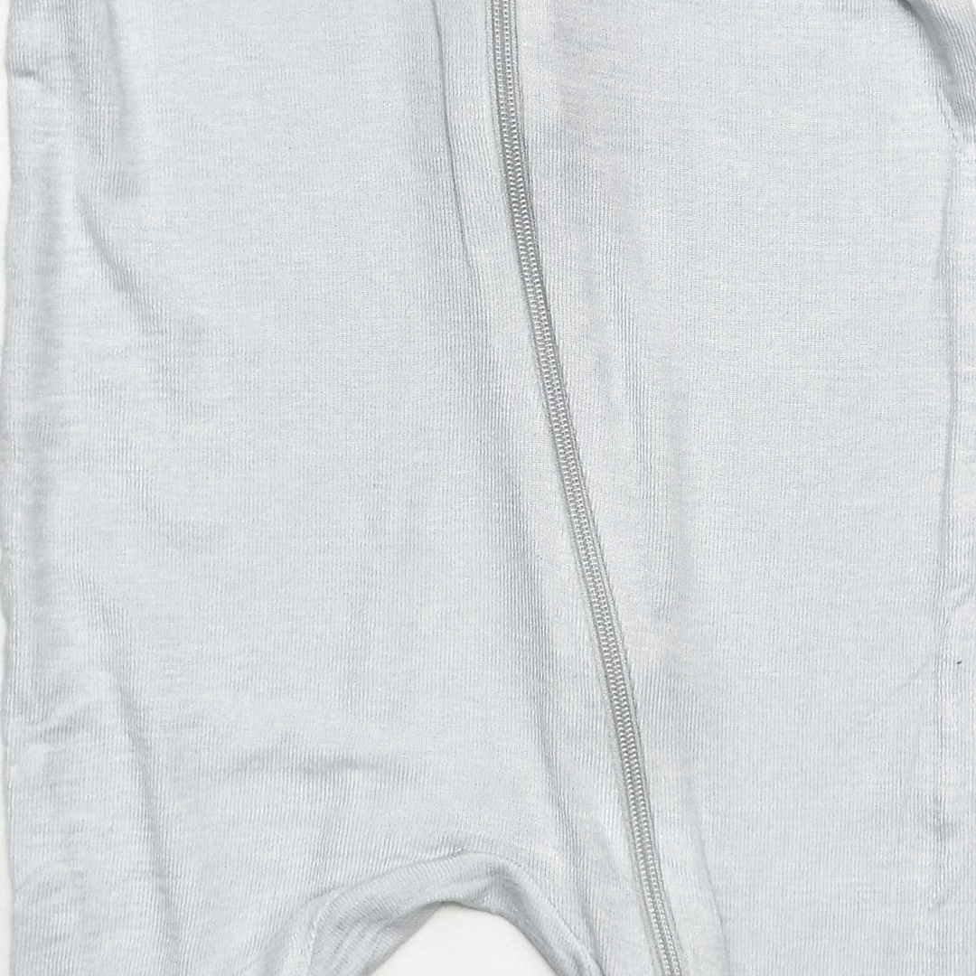BABY BLUE ZIPPER VISCOUS SLEEPSUIT