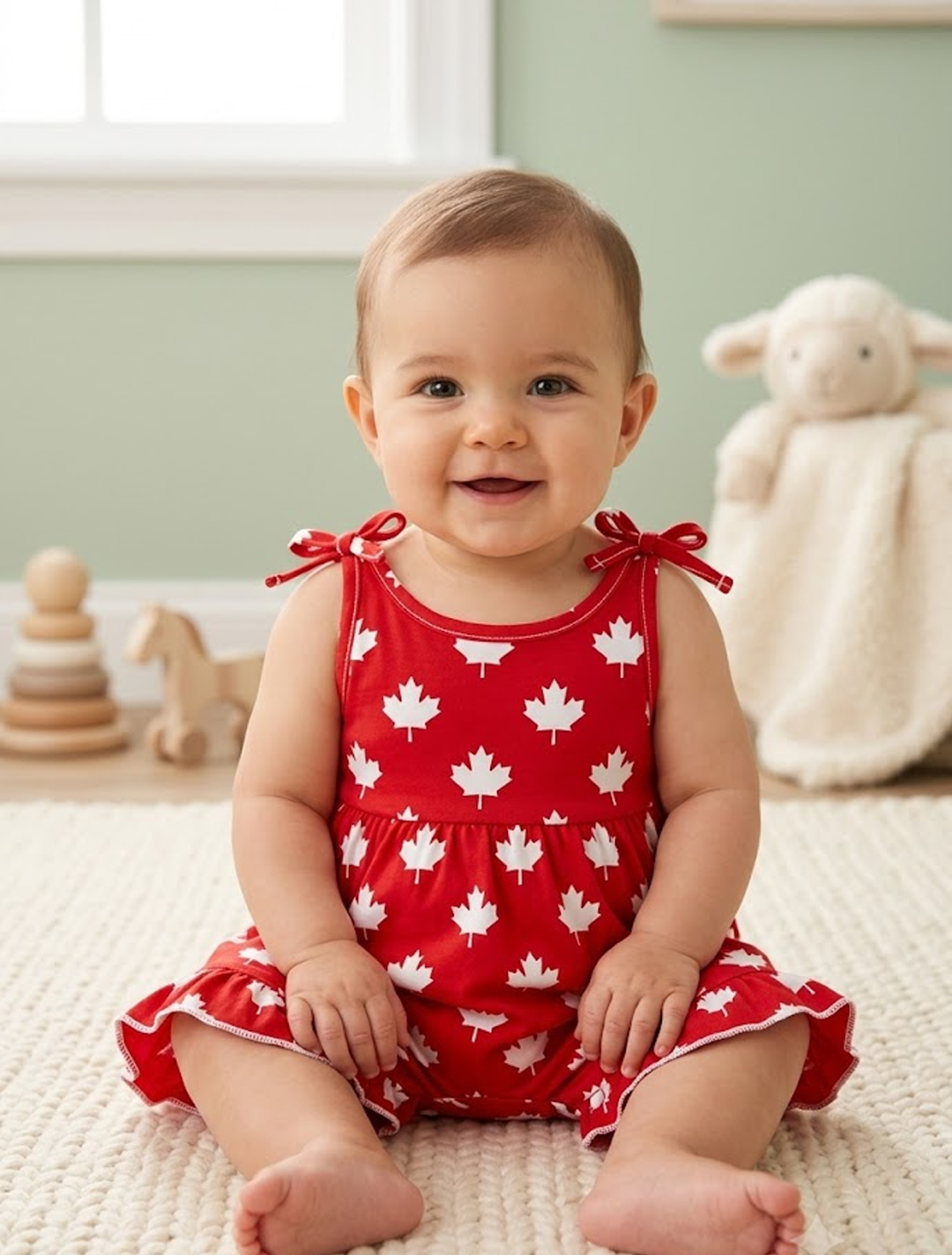 Red printed fancy jumpsuit