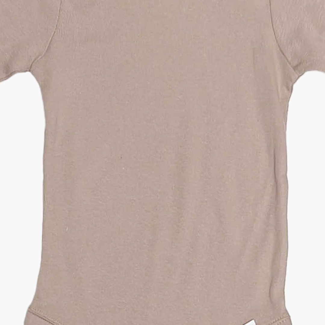 TAN BROWN PLAIN ONESIE