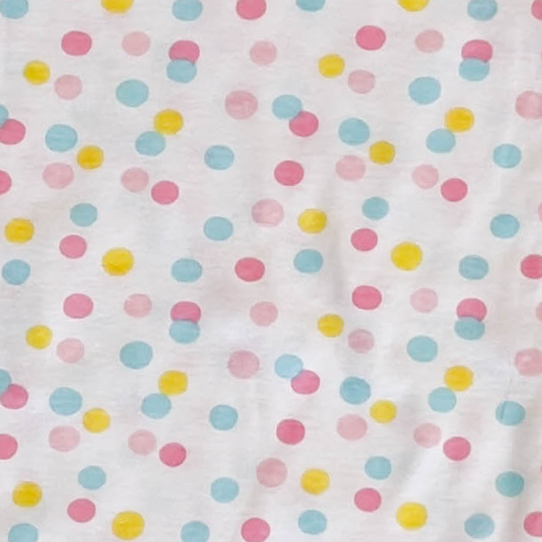 MULTICOLOR DOTTED ONESIE