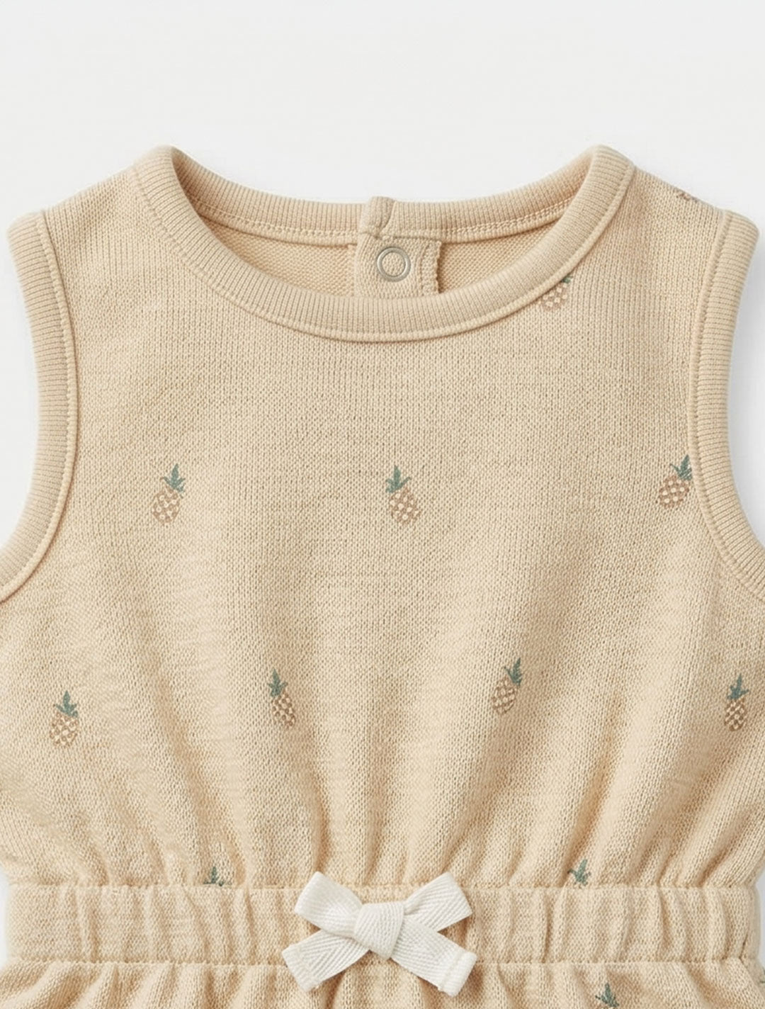 SAND PINEAPPLE PRINTED ONESIE
