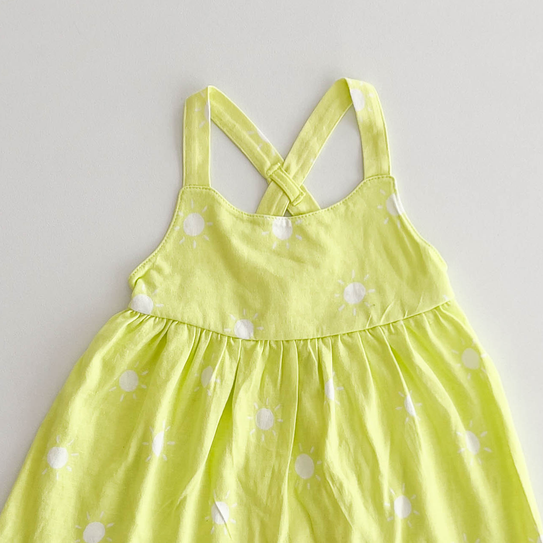 CARTER'S FLUORESCENT CROSS SLEEVE FROCK