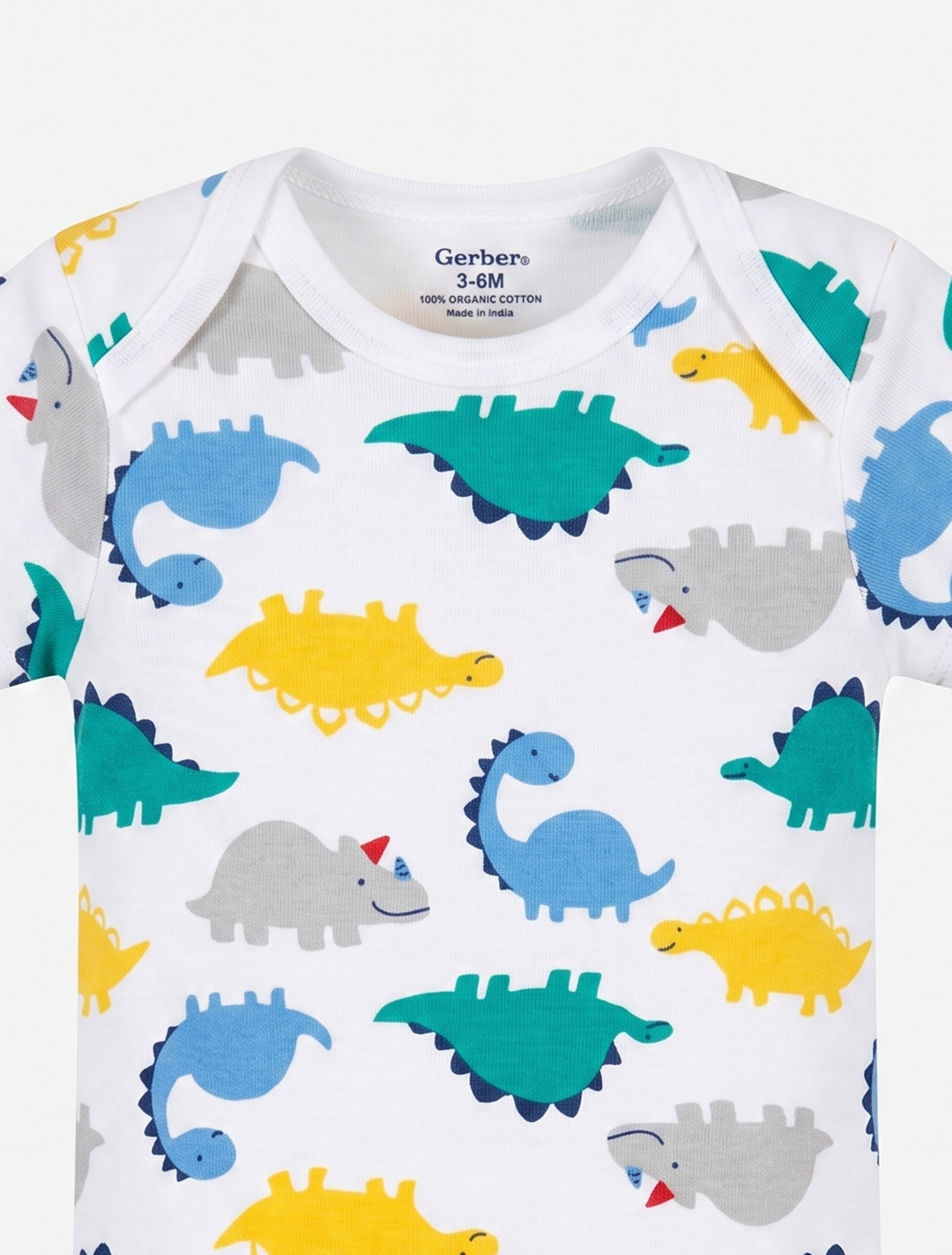 DINO PRINTED ONESIE