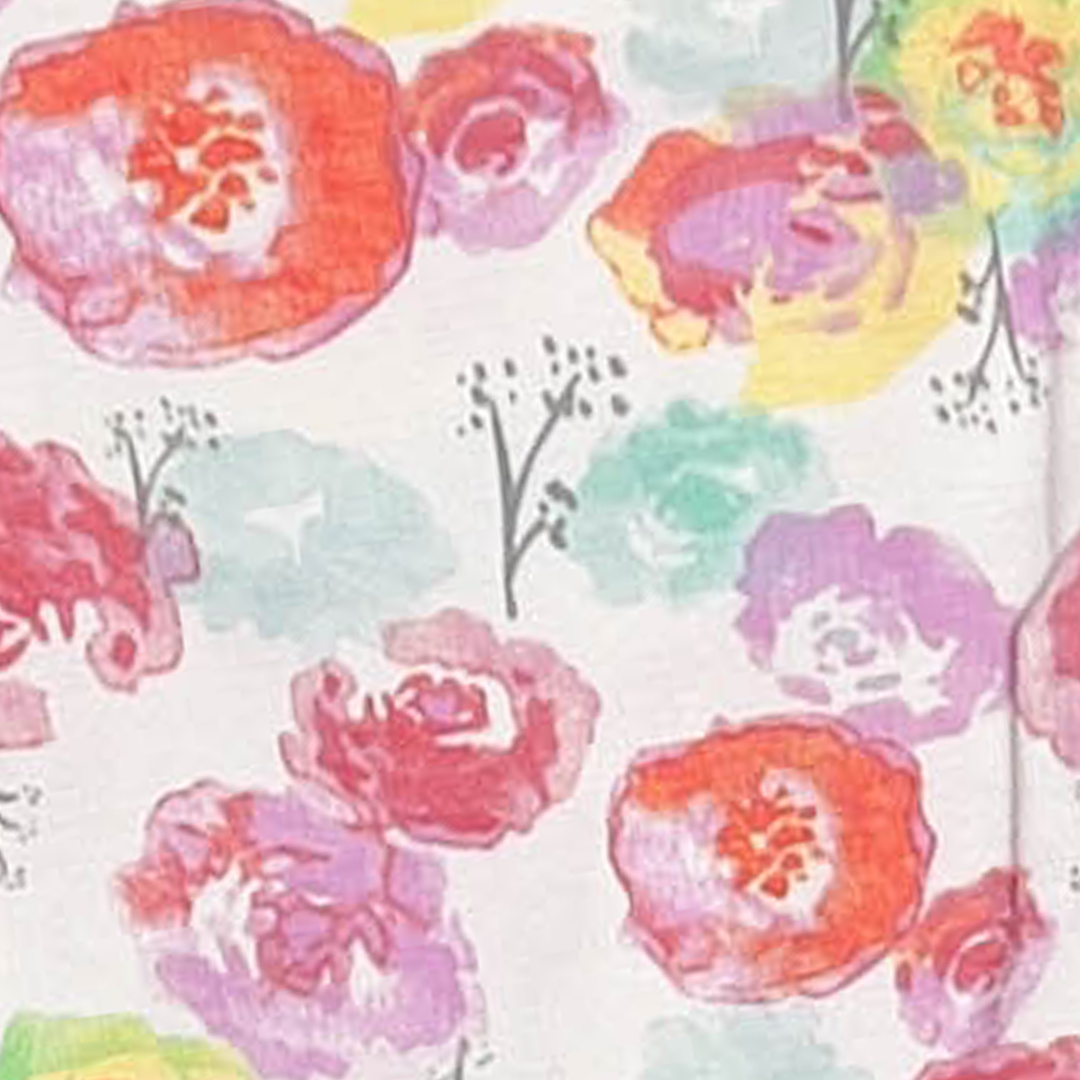 PINK FLORAL ONESIE