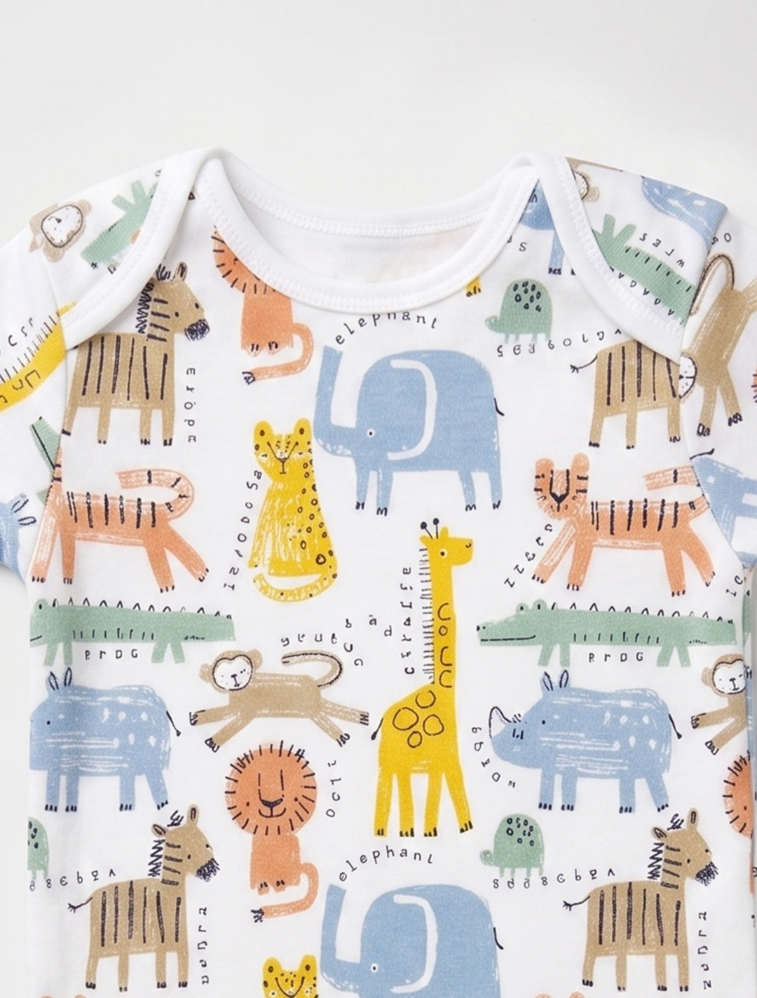 ANIMAL PRINTED MULTICOLOUR ONESIE