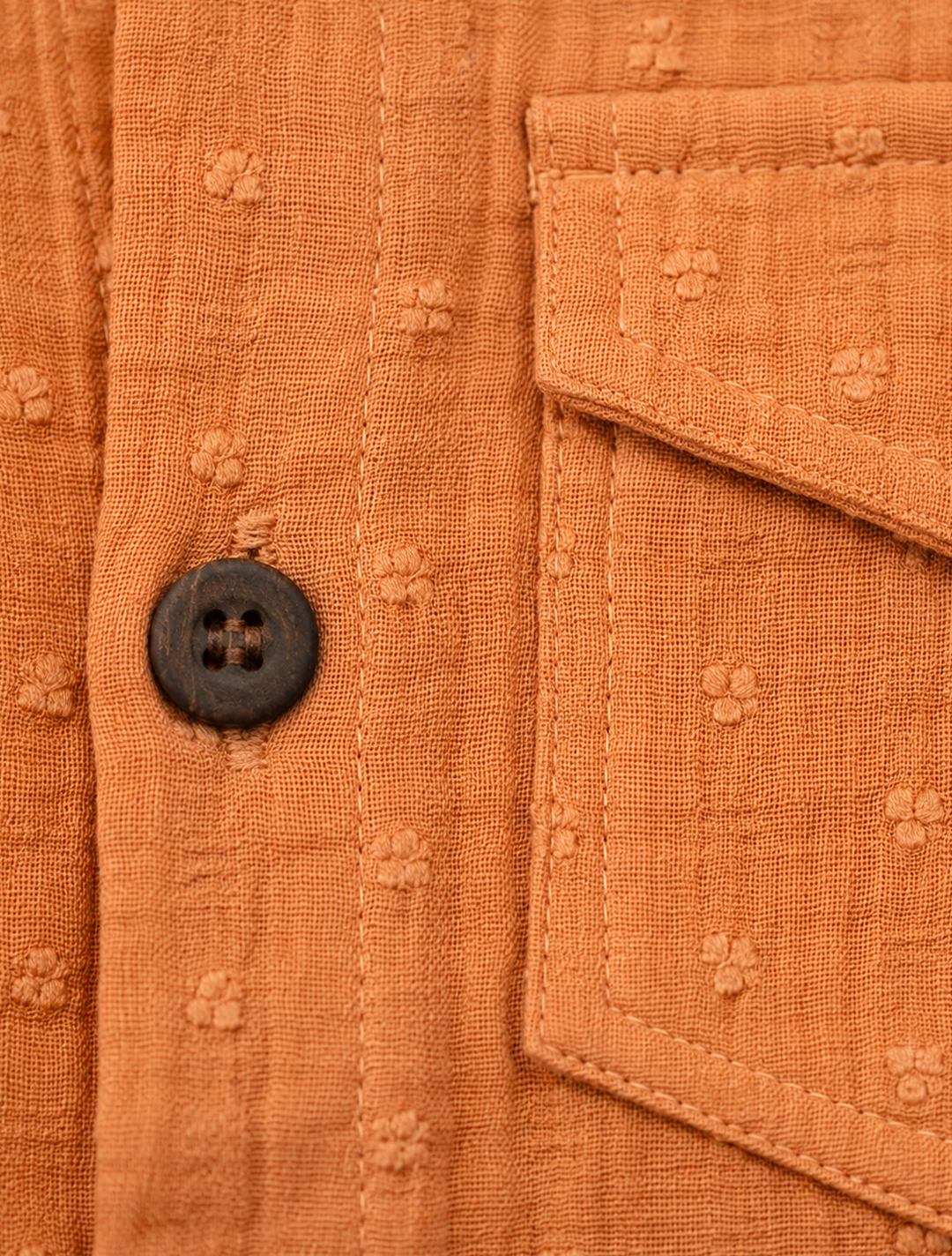 Textured Muslin Shirt & Shorts Co-ord Set – Mustard
