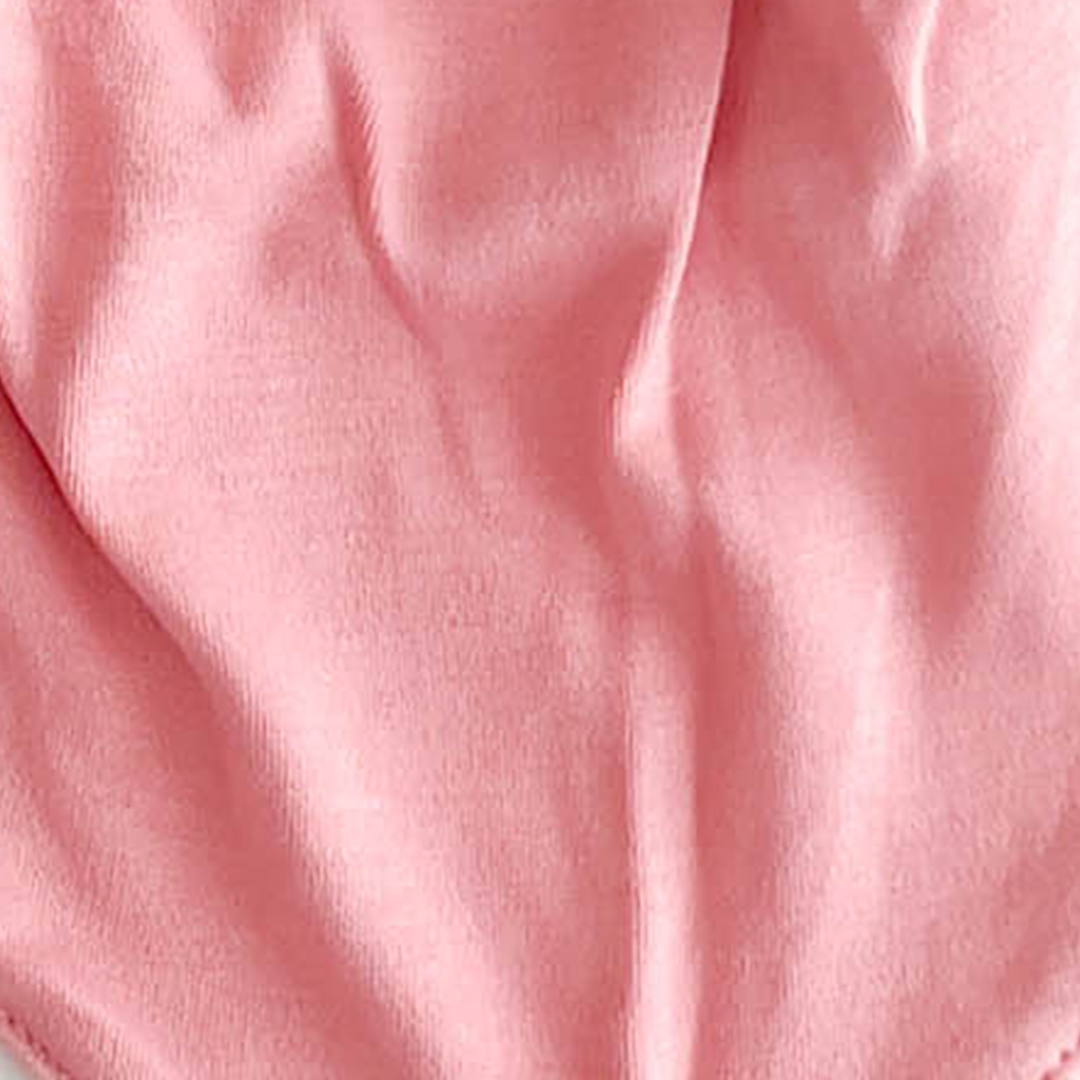 PINK PLAIN BANDANA BIBS