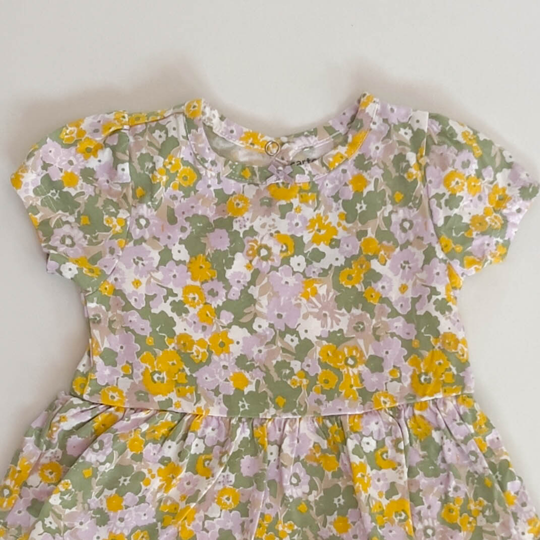 MULTICOLURED FLORAL SUNSUIT