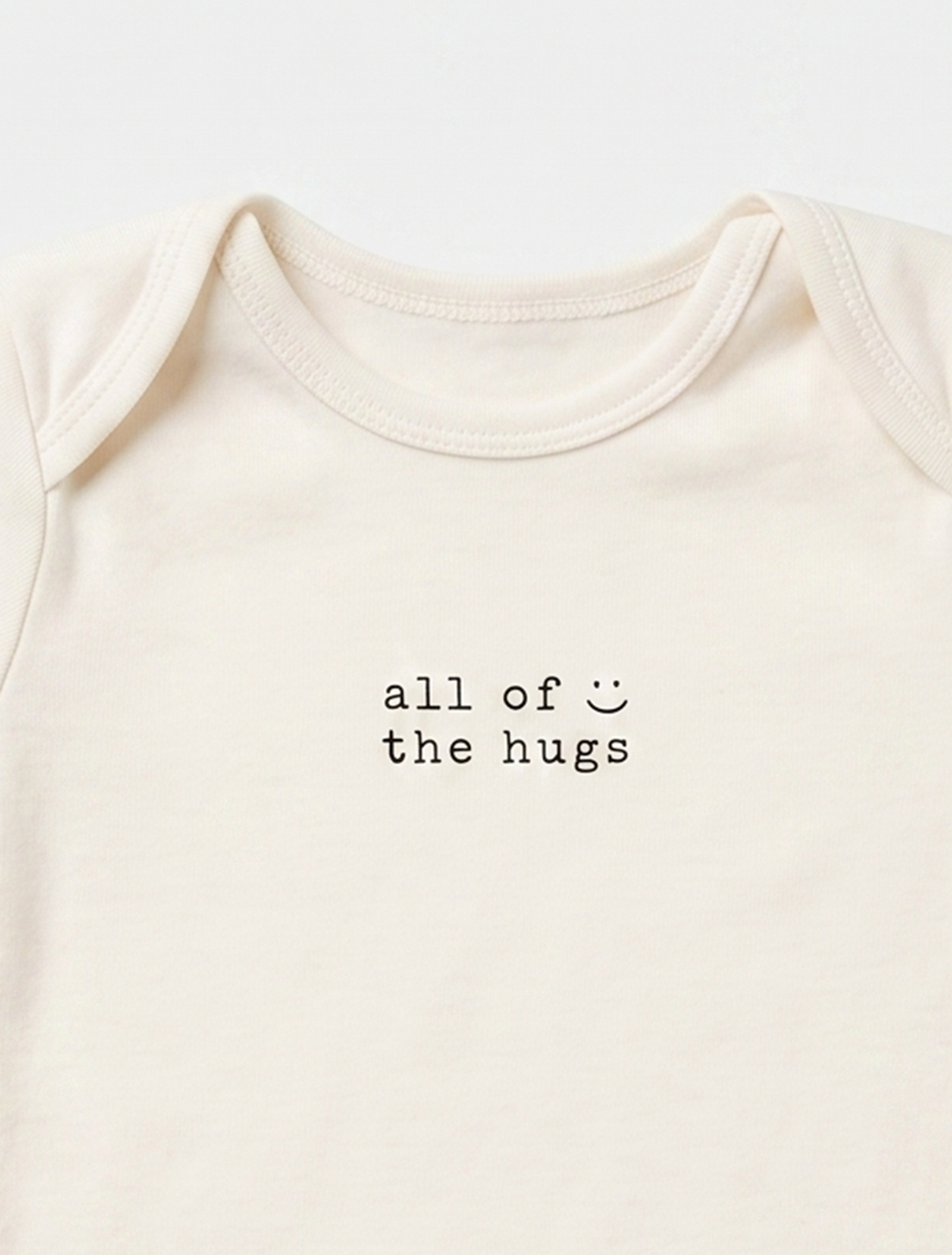 OFF WHITE PRINTED ONESIE