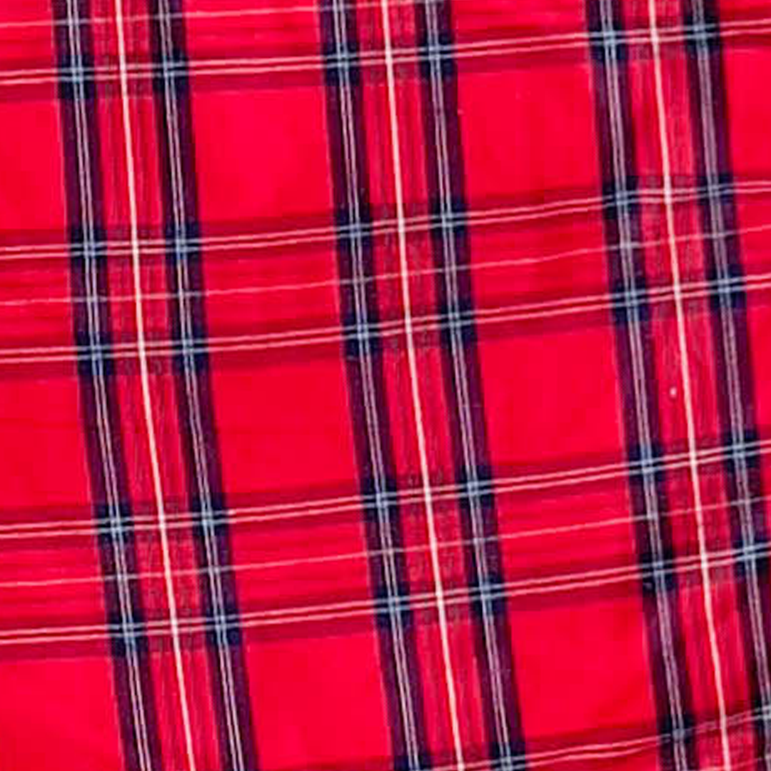 RED CHECKED BANDANA BIBS