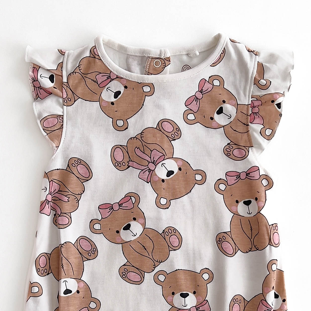 NEXT BABY BEAR PRINT ONESIE